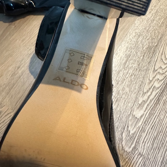 Aldo patent vinyl high ankle boots - Picture 4 of 4